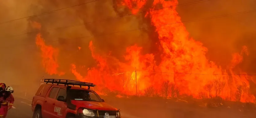 Efectivos de la UME trabajan en el fuego de la Sierra de la Culebra 3
