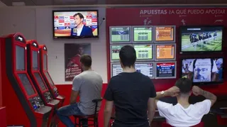 Apuestas. Salón de juego. Archivo.