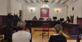 Juicio celebrado esta mañana en la Audiencia Provincial contra dos acusados por tráfico de drogas