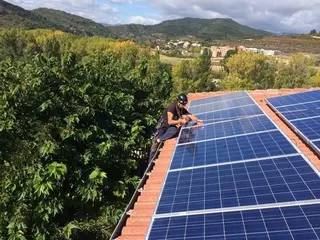 Placas solares. Archivo.