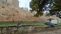 Imagen de archivo de las obras en la muralla