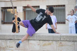 Parkour Zamora. FOTO DAVID BARRUECO