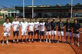 Foto de los dos equipos