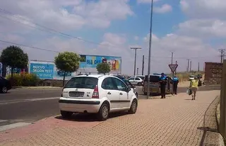 La Policía Local en la calle Antón de Centenera 