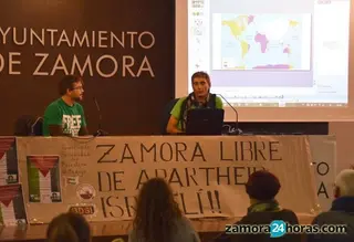 Daniel Lobato explica en Zamora los motivos de la campaña internacional de boicot a Israel