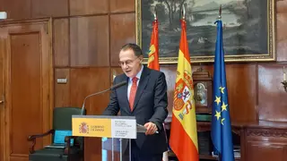 Ángel Blanco en rueda de prensa este lunes