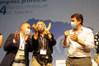 Barrios junto a Mañueco y Beltrán en Zamora ICAL