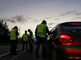 Control de la Guardia Civil. Archivo