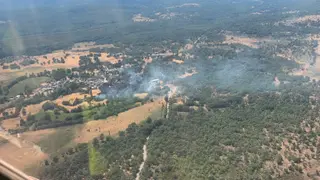 Incendio de Gramedo. Foto Brif Tabuyo