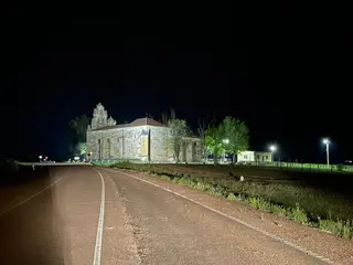 Ermita del Cristo de Morales durante la noche