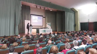 Jornada de Infosalud en el Paraninfo del Colegio Universitario. Archivo