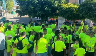 Marcha solidaria en Madridanos. Archivo