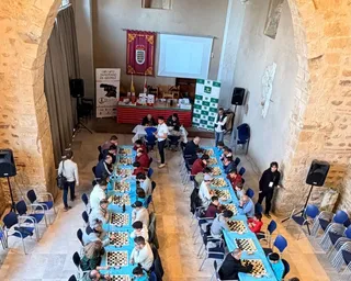 Villalpando se transforma en un tablero de ajedrez en el I Torneo Tierra de Campos