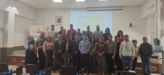 Alumnos en un curso presencial del programa Extensión Agraria