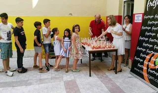Los alumnos del Colegio San José también se forman en una alimentación saludable