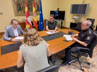 Reunión de coordinación semanal con la Policía Nacional y la Guardia Civil