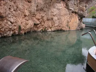 Piscina del Balneario de la Virgen, en Jaraba (Zaragoza) - EUROPA PRESS - Archivo