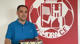 Maqueta del estadio Ruta de la Plata donada por Javier Palazuelo. Zamora CF (4)
