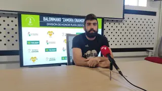 Pablo Cubillas, jugador del Balonmano Zamora.