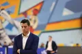 Saulo Hernández, durante el encuentro de este viernes