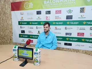 Gigi, jugador del BM Zamora en la previa ante el Ibiza 