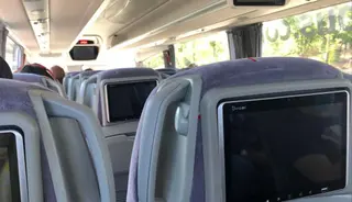 Interior de un autobús