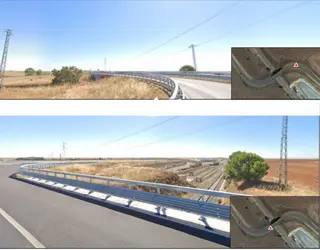 La variante de la ZA-P-1405 en La Hiniesta
