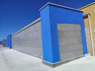 Imagen de los nuevos nichos instalados en el Cementerio Muncipal de Zamora