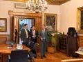 Javier Faúndez Domínguez y Víctor López de la Parte reciben al embajador de Japón en España, Hiroshi Yamauchi