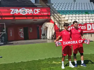 Iker Piedra y Fabian Urzain: jugadores ambiciosos que se suman al Zamora CF 