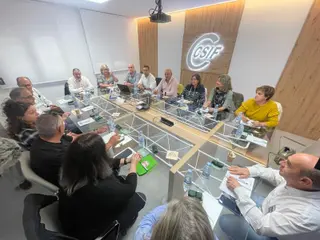 Jornada de reunión en la sede de CSIF Zamora