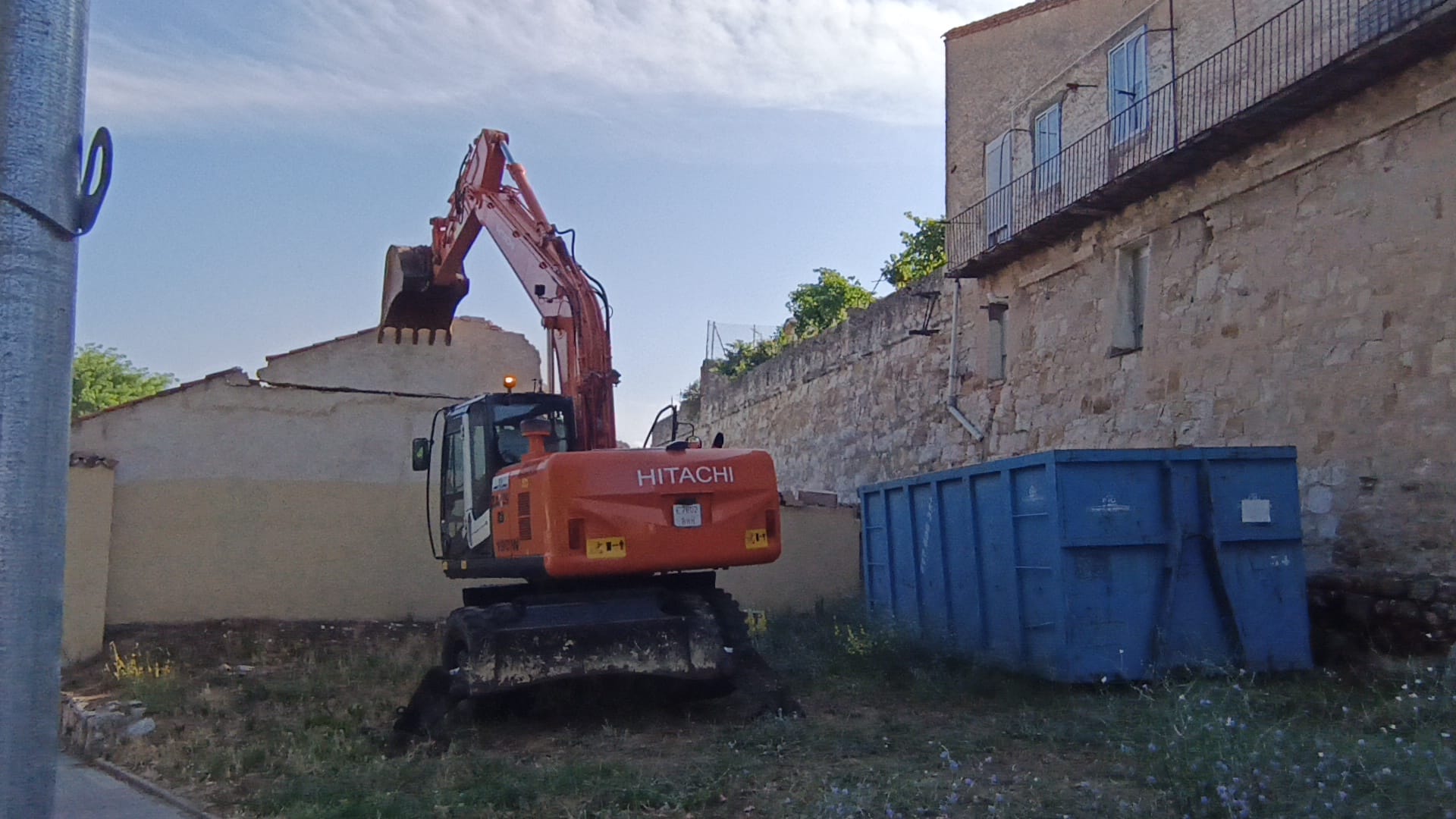 Derribo En La Bajada De San Mart&iacute;n