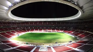 Interior del Estadio Metropolitano de Madrid