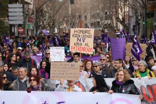 Imagen de la última manifestación en Zamora por el Día de la Mujer