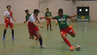 Un instante del InterSala Zamora - CD El Espinar