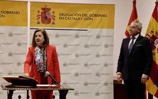 David Arranz. ICAL. La nueva subdelegada del Gobierno en Salamanca, Rosa María López Alonso, toma posesión de su cargo.