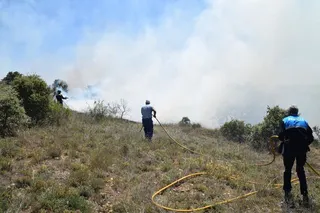 Imagen de archivo de un incendio