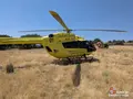 Helicópteros de emergencias en el lugar del suceso