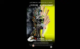 Cartel de la campaña Conducete