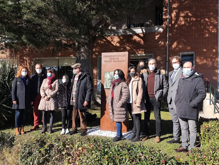 Homenaje a Miguel Manzano en el conservatorio de Zamora