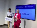 José Luis Barrigón y Leticia García este miércoles en rueda de prensa