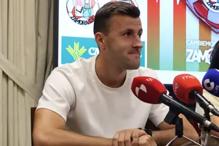 Javier Eslava, en su presentación con el Zamora CF | s