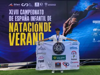 Hugo Guerra conquista el bronce en el Campeonato de España Infantil y bate el récord de Castilla y León