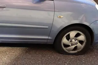 Ruedas pinchadas
