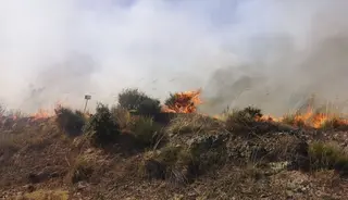 imagen de archivo de un incendio