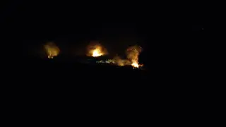 Incendio en Gallegos del Campo