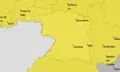 Aviso amarillo por precipitaciones intensas este sábado en Zamora
