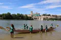 Liga Open Barco Dragón en Zamora. Embarcación Azayca.