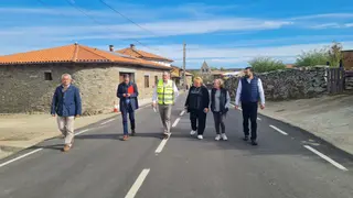 Visita de Javier Faúndez a Villanueva de Valrojo | Diputación de Zamora