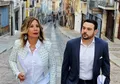 Rocío Ferrero y Eloy Tomé en las calles de Zamora